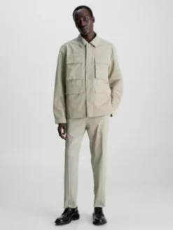 Calvin Klein Pantalon De Costume Slim Court -Pas Cher Calvin Klein Magasin K10K109550 PKR alternate3