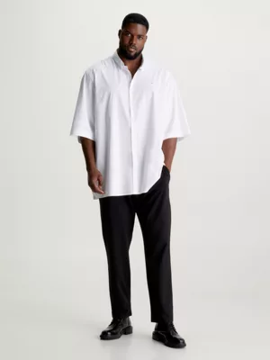 Calvin Klein Chemise Grande Taille à Manches Courtes 6 Calvin Klein Chemise Grande Taille à Manches Courtes – Image 4