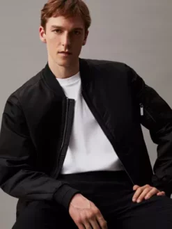 Calvin Klein Bomber En Satin 9 Calvin Klein Bomber En Satin -Pas Cher Calvin Klein Magasin K10K109907 BEH alternate2