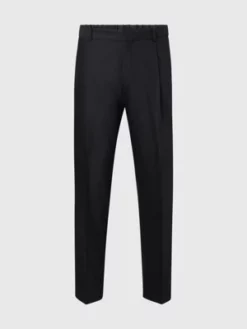 Calvin Klein Pantalon De Soirée En Laine Vierge -Pas Cher Calvin Klein Magasin K10K109935 BEH alternate4