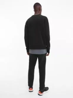 Calvin Klein Sweat Avec Logo Relaxed Texturé -Pas Cher Calvin Klein Magasin K10K110083 BEH alternate2