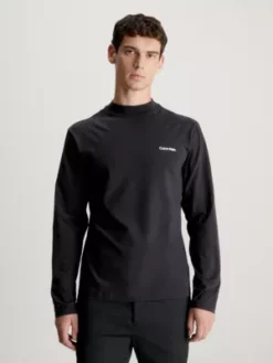 Calvin Klein Haut à Manches Longues Et Col Cheminée