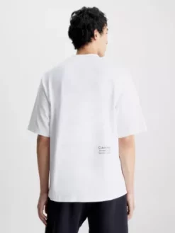 Calvin Klein Sweat-shirt Relaxed Unisexe - CK Standards -Pas Cher Calvin Klein Magasin K10K110300 YAA alternate2