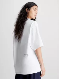 Calvin Klein Sweat-shirt Relaxed Unisexe - CK Standards -Pas Cher Calvin Klein Magasin K10K110300 YAA alternate3