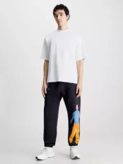 Calvin Klein Sweat-shirt Relaxed Unisexe - CK Standards -Pas Cher Calvin Klein Magasin K10K110300 YAA alternate6