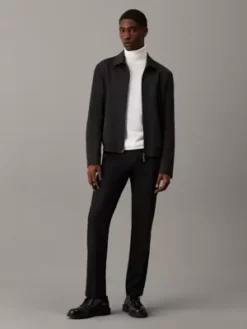 Calvin Klein Pull à Col Roulé En Laine Mérinos 10 Calvin Klein Pull à Col Roulé En Laine Mérinos -Pas Cher Calvin Klein Magasin K10K110420 YAH alternate3