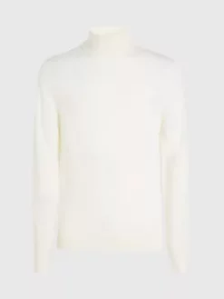 Calvin Klein Pull à Col Roulé En Laine Mérinos 11 Calvin Klein Pull à Col Roulé En Laine Mérinos -Pas Cher Calvin Klein Magasin K10K110420 YAH alternate4
