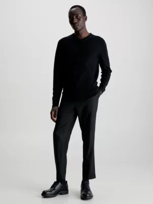 Calvin Klein Pull à Col V En Laine Mérinos 6 Calvin Klein Pull à Col V En Laine Mérinos – Image 4