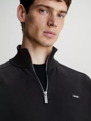 Calvin Klein Sweat-shirt Avec Col Zippé 5 Calvin Klein Sweat-shirt Avec Col Zippé – Image 3