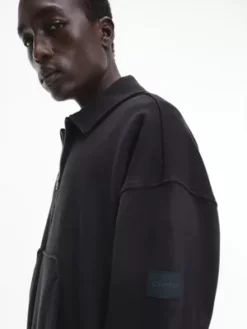 Calvin Klein Sweat Relaxed Avec Col Zippé 10 Calvin Klein Sweat Relaxed Avec Col Zippé -Pas Cher Calvin Klein Magasin K10K110754 BEH alternate3