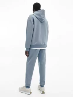 Calvin Klein Sweat à Capuche Relaxed à Col Zippé -Pas Cher Calvin Klein Magasin K10K110755 POC alternate2