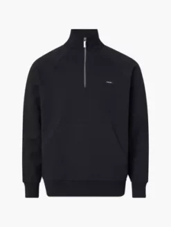 Calvin Klein Sweat Zippé Relaxed Avec Col Montant -Pas Cher Calvin Klein Magasin K10K110759 BEH alternate4