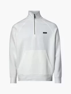 Calvin Klein Sweat Zippé Relaxed Avec Col Montant -Pas Cher Calvin Klein Magasin K10K110759 PKH alternate4