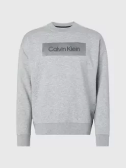 Calvin Klein Sweat Relaxed En Polaire Avec Logo -Pas Cher Calvin Klein Magasin K10K110763 PKH alternate4