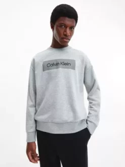 Calvin Klein Sweat Relaxed En Polaire Avec Logo
