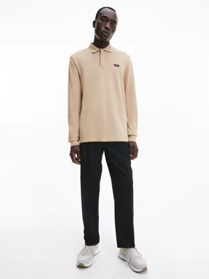 Calvin Klein Polo Slim à Manches Longues En Piqué 4 Calvin Klein Polo Slim à Manches Longues En Piqué – Image 2