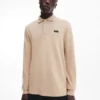 Calvin Klein Polo Slim à Manches Longues En Piqué