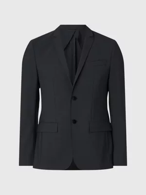 Calvin Klein Veste Blazer Slim En Laine Bicolore 7 Calvin Klein Veste Blazer Slim En Laine Bicolore – Image 5