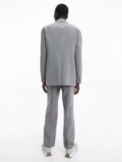 Calvin Klein Veste Blazer Relaxed Bicolore -Pas Cher Calvin Klein Magasin K10K110838 CHH alternate2