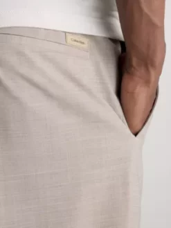 Calvin Klein Pantalon Bicolore En Laine Mélangée -Pas Cher Calvin Klein Magasin K10K110842 PF2 alternate2