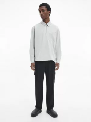 Calvin Klein Chemise Boutonnée Et Zippée 4 Calvin Klein Chemise Boutonnée Et Zippée – Image 2