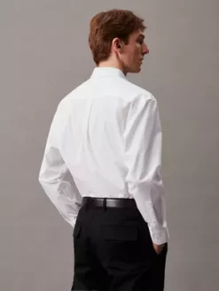 Calvin Klein Chemise Relaxed En Popeline élastique 10 Calvin Klein Chemise Relaxed En Popeline élastique -Pas Cher Calvin Klein Magasin K10K110851 YAF alternate3