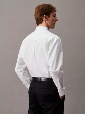 Calvin Klein Chemise Relaxed En Popeline élastique 6 Calvin Klein Chemise Relaxed En Popeline élastique – Image 4