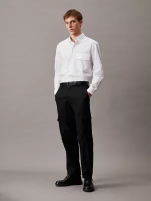 Calvin Klein Chemise Relaxed En Popeline élastique 3 Calvin Klein Chemise Relaxed En Popeline élastique