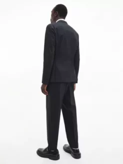 Calvin Klein Veste Blazer Slim Déstructurée En Tencel 9 Calvin Klein Veste Blazer Slim Déstructurée En Tencel -Pas Cher Calvin Klein Magasin K10K110855 BEH alternate2