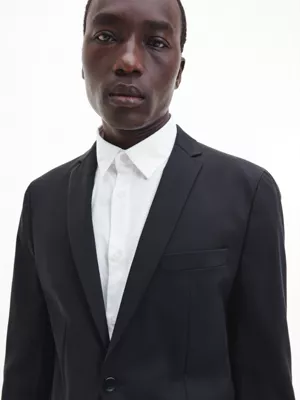 Calvin Klein Veste Blazer Slim Déstructurée En Tencel 6 Calvin Klein Veste Blazer Slim Déstructurée En Tencel – Image 4