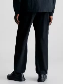 Calvin Klein Pantalon Cargo Relaxed Ample -Pas Cher Calvin Klein Magasin K10K110975 BEH alternate1