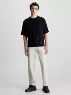 Calvin Klein T-shirt Coolmax En Matière Recyclée -Pas Cher Calvin Klein Magasin K10K111008 BEH alternate3