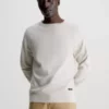 Calvin Klein Pull En Coton Bio Texturé -Pas Cher Calvin Klein Magasin K10K111012 ACE main