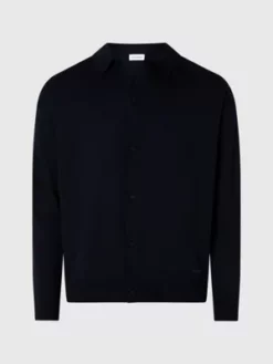 Calvin Klein Cardigan Polo Relaxed Coolmax -Pas Cher Calvin Klein Magasin K10K111014 BEH alternate4