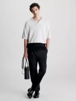 Calvin Klein Polo Color-block En Matière Recyclée 10 Calvin Klein Polo Color-block En Matière Recyclée -Pas Cher Calvin Klein Magasin K10K111015 ACE alternate3