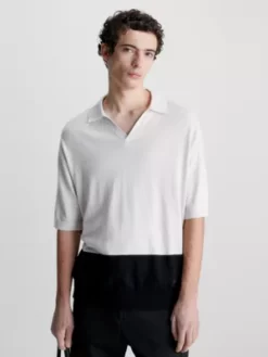 Calvin Klein Polo Color-block En Matière Recyclée