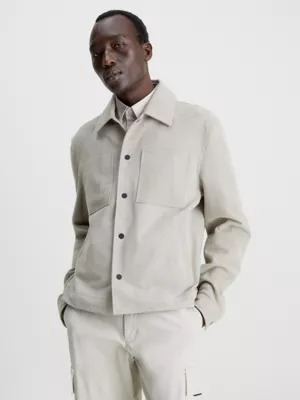 Calvin Klein Chemise Veste En Daim 3 Calvin Klein Chemise Veste En Daim