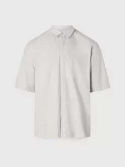 Calvin Klein Chemise Boxy En Popeline -Pas Cher Calvin Klein Magasin K10K111065 ACE alternate4