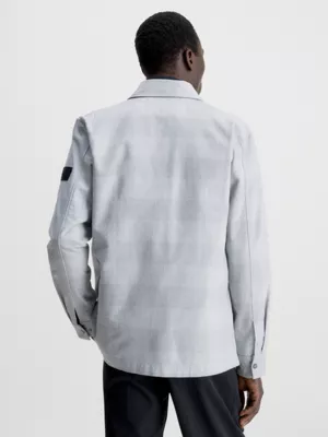 Calvin Klein Surchemise à Carreaux Relaxed En Sergé 4 Calvin Klein Surchemise à Carreaux Relaxed En Sergé – Image 2