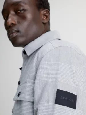 Calvin Klein Surchemise à Carreaux Relaxed En Sergé 5 Calvin Klein Surchemise à Carreaux Relaxed En Sergé – Image 3