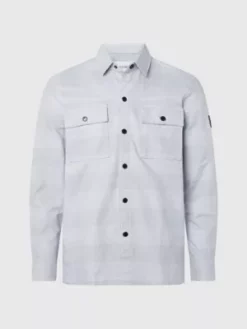 Calvin Klein Surchemise à Carreaux Relaxed En Sergé 11 Calvin Klein Surchemise à Carreaux Relaxed En Sergé -Pas Cher Calvin Klein Magasin K10K111072 P6T alternate4