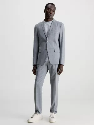 Calvin Klein Blazer Slim En Laine élastique 6 Calvin Klein Blazer Slim En Laine élastique – Image 4