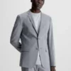 Calvin Klein Blazer Slim En Laine élastique 1 Calvin Klein Blazer Slim En Laine élastique -Pas Cher Calvin Klein Magasin K10K111073 PTA main