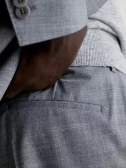 Calvin Klein Pantalon Slim En Laine Mélangée -Pas Cher Calvin Klein Magasin K10K111075 PTA alternate2