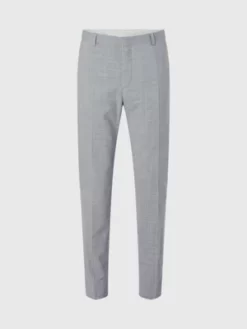 Calvin Klein Pantalon Slim En Laine Mélangée -Pas Cher Calvin Klein Magasin K10K111075 PTA alternate4