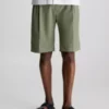 Calvin Klein Short Cargo Relaxed Plissé En Gabardine