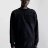 Calvin Klein Sweat-shirt Avec Poche En Maille