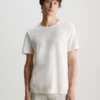 Calvin Klein T-shirt En Coton Et Lin 1 Calvin Klein T-shirt En Coton Et Lin -Pas Cher Calvin Klein Magasin K10K111162 YAH main