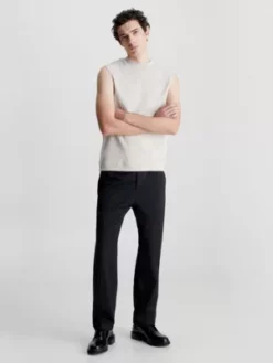 Calvin Klein Veste Sans Manches En Coton Bio Piqué Nid D'abeille 10 Calvin Klein Veste Sans Manches En Coton Bio Piqué Nid D'abeille -Pas Cher Calvin Klein Magasin K10K111181 ACE alternate3