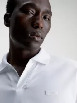 Calvin Klein Polo à Patte Ouverte -Pas Cher Calvin Klein Magasin K10K111193 YAF alternate2